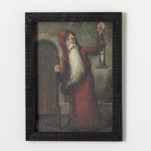 Load image into Gallery viewer, Red Santa Vintage Wall Art
