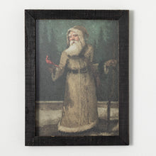 Load image into Gallery viewer, Tan Santa Vintage Wall Art
